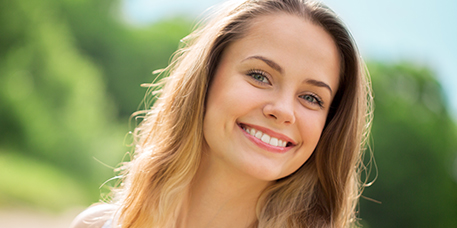 Woman with Beautiful Smile