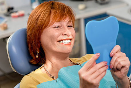 Woman with Veneers